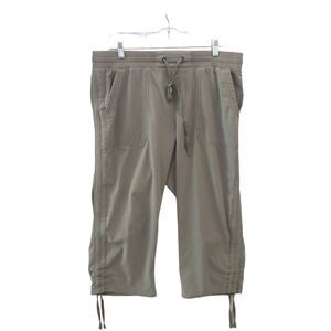 Rustic Ridge cropped pants Sz 14 hiking outdoor lightweight pull on